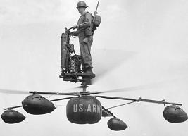 Аэроцикл De Lackner YHO-2/HZ-1 Aerocycle — 1954.